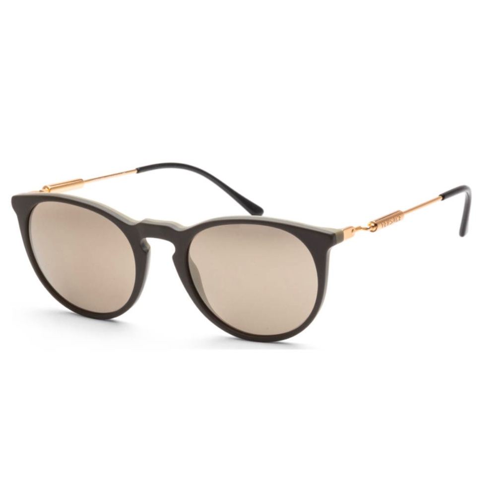 Versace Green Round Sunglasses
